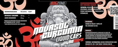 Big Zone NovaSol® Curcumin (90 Liquid Kapseln)