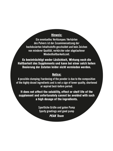Peak Epic Pump - Body & Shape Sportnahrung