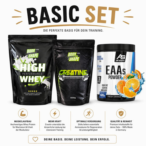 Basic Set - Creatin -EAA - Whey Protein * Ab 20.05.26 verfügbar *