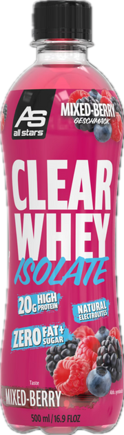 ALL STARS Clear whey Isolate RTD - 500ml Flasche