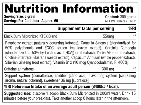 Black Burn Micronized - Stacker 2