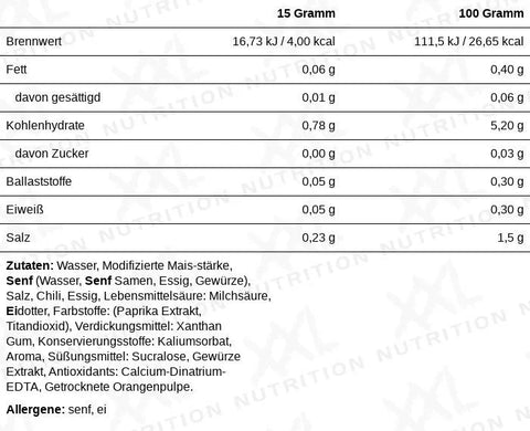 XXL Nutrition Light Sauce 265ml